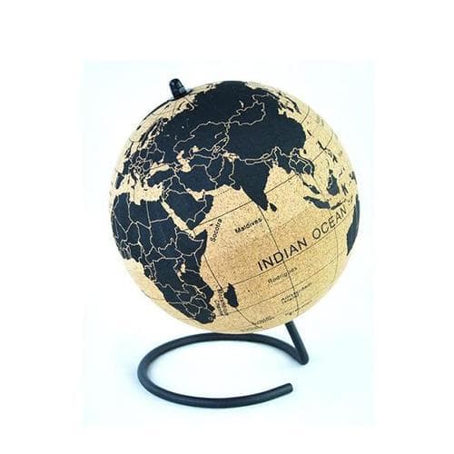 Jordglob Kork - Marinblå Kontinenter (27 Cm)