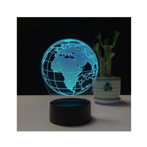 Jordglob Lampa Led (Med Belysning​)