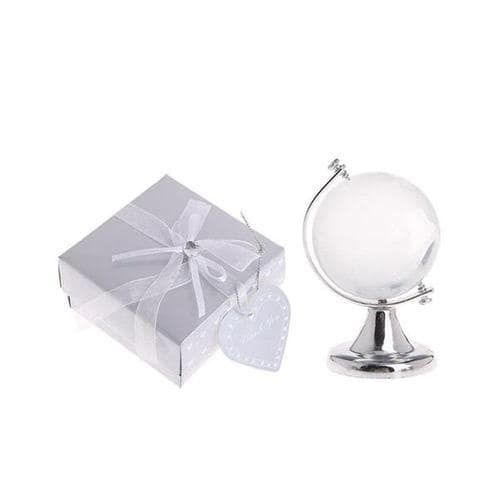 Jordglob Mini Silverkristall