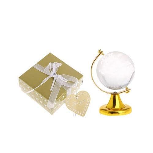 Jordglob Mini Guld Kristall